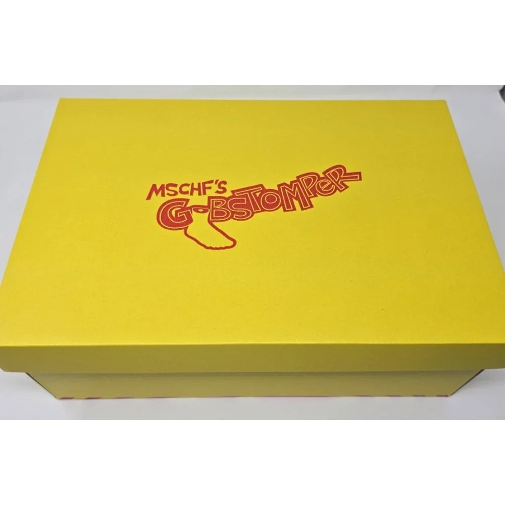 MSCHF Gobstomper‎ Graylag Goose Edition-Gray/Red/Orange/Yellow Men's size 12 NWB